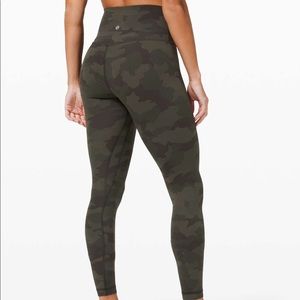 Lululemon Align Pants - heritage camo dark olive